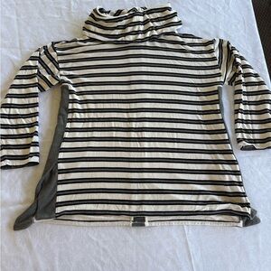 Chico's Striped Black and White womans top size 2x